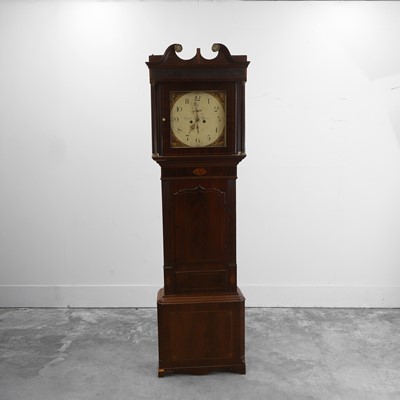 Lot 209 - A George III mahogany longcase clock