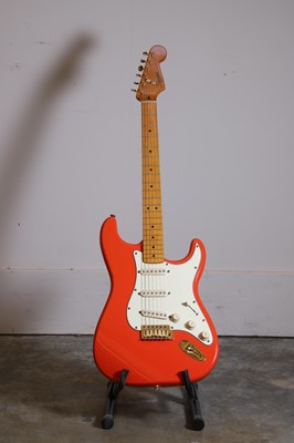 Lot 351 - A Fender Squier Stratocaster guitar