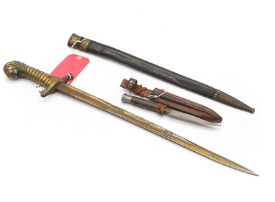 Lot 384 - A French bayonet
