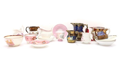 Lot 120 - A collection of Sunderland lustrewares