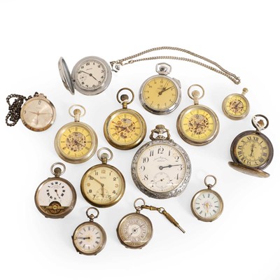 Lot 205 - Fourteen various pocket watches