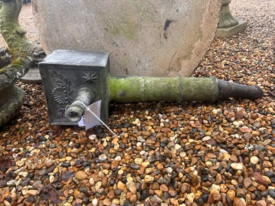 Lot 554 - A lead waterspout