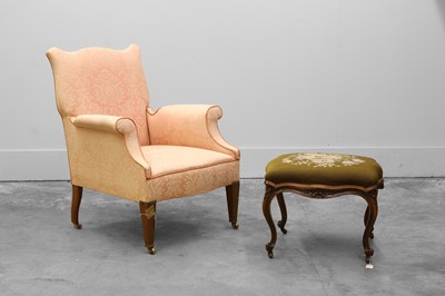 Lot 508A - An Edwardian armchair