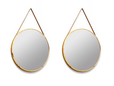 Lot 542 - A pair of contemporary wall mirrors