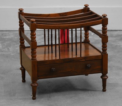 Lot 550A - A Regency mahogany music Canterbury