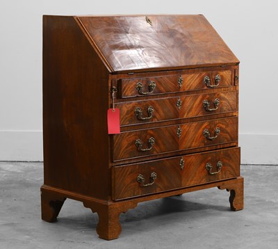 Lot 547 - A George III mahogany bureau