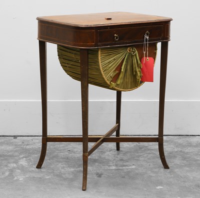 Lot 514A - A mahogany work table