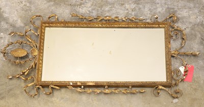 Lot 492 - A Neo-Classical giltwood wall mirror