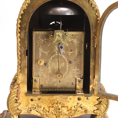 Lot 6 - A Chinese export gilt-brass automaton table clock