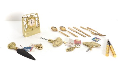 Lot 303 - A collection of David Marshall brass items