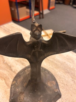 Lot 315 - A Kayserzinn 'Bats' girandole