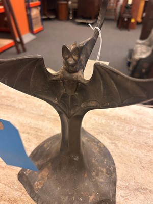 Lot 315 - A Kayserzinn 'Bats' girandole