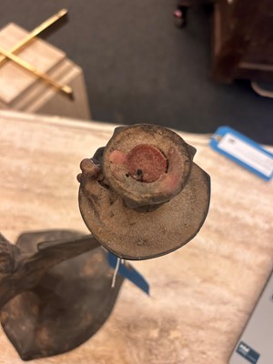 Lot 315 - A Kayserzinn 'Bats' girandole