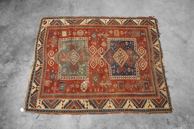 Lot 421 - A Caucasian rug