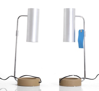 Lot 474 - A pair of modernist lamps