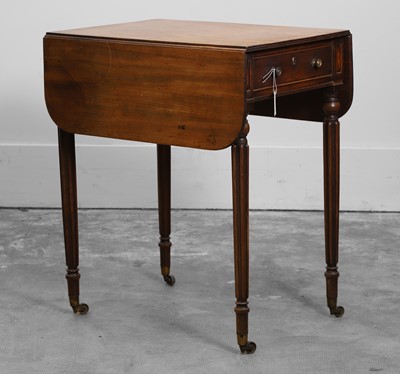 Lot 502 - A George IV mahogany Pembroke table attributed to Gillows