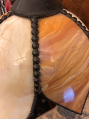 Lot 475 - An Art Nouveau floor lamp