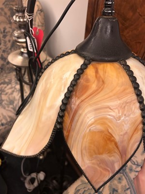 Lot 475 - An Art Nouveau floor lamp