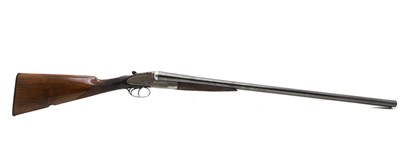 Lot 383 - An Armstrong and Co 12g back action sidelock non-ejector shotgun