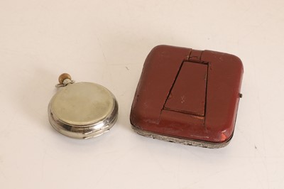 Lot 6 - A silver cased silver plated pocket watch