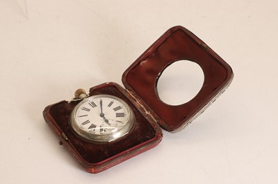 Lot 6 - A silver cased silver plated pocket watch