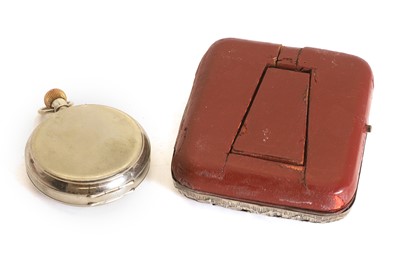 Lot 6 - A silver cased silver plated pocket watch