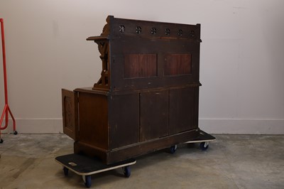 Lot 505 - A Victorian oak aesthetic movement buffet