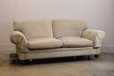 Lot 504 - A two seater sofa