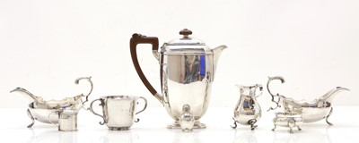 Lot 9 - A collection of silver items