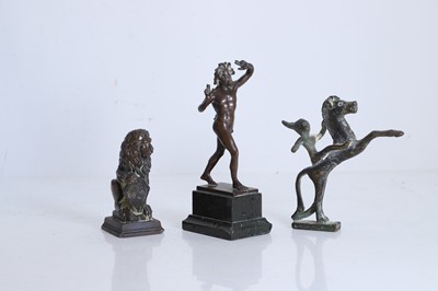 Lot 310 - A bronze figure