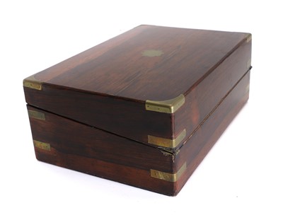 Lot 314 - A Victorian rosewood writing slope