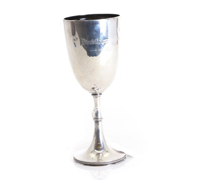 Lot 35A - A silver goblet