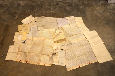 Lot 401 - A collection of deeds and indentures