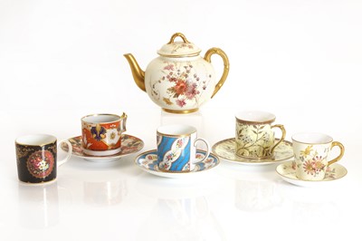 Lot 107 - A collection of teacups and saucers
