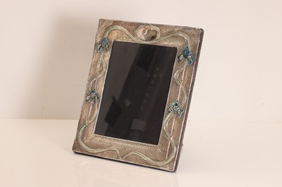 Lot 1 - A silver Art Nouveau picture frame