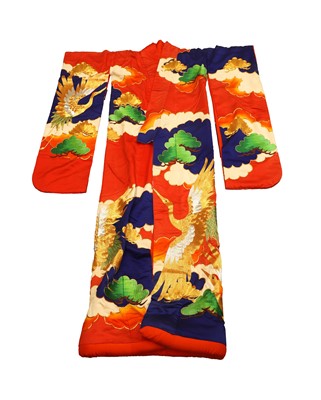 Lot 413 - A wedding kimono 'uchikake'