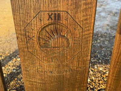 Lot 552 - A wooden garden bench