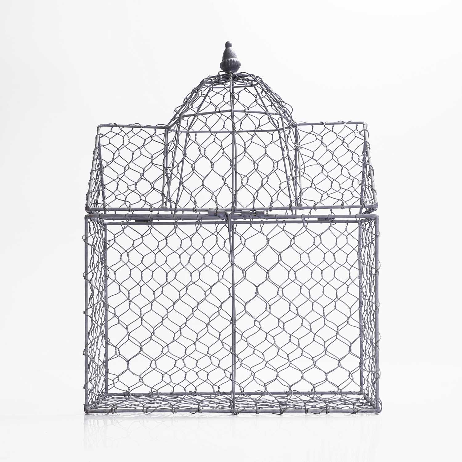 Lot 304 - An ornamental wire birdcage