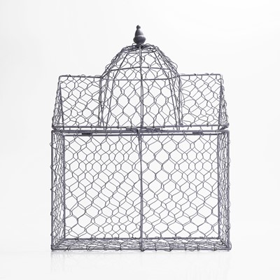 Lot 304 - An ornamental wire birdcage