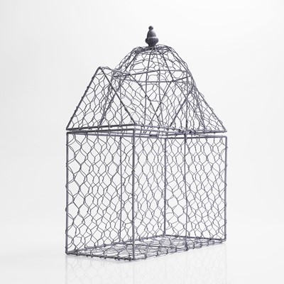 Lot 304 - An ornamental wire birdcage