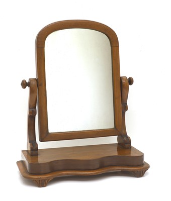 Lot 502 - A mahogany dressing mirror