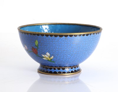 Lot 55 - A Chinese cloisonne bowl