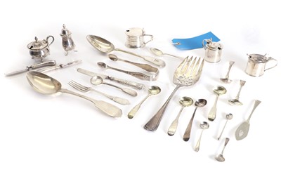 Lot 15A - A collection of silver flatware
