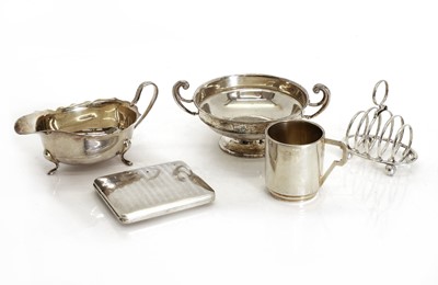 Lot 16A - A collection of silver items