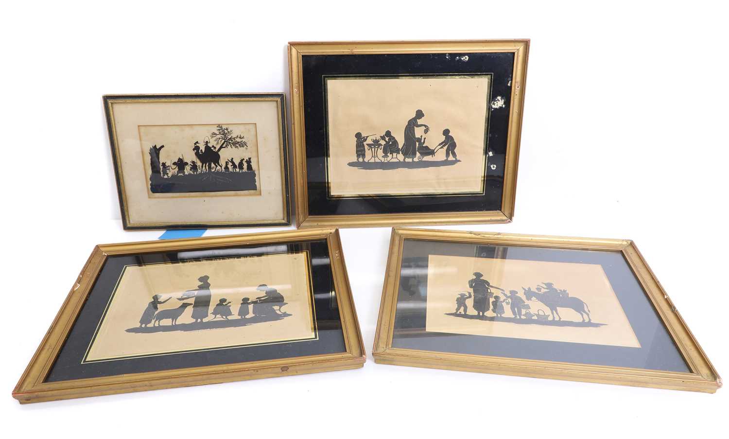 Lot 319 - A collection of silhouettes