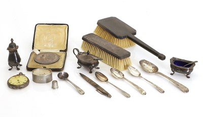 Lot 4A - A collection of silver