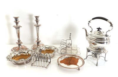 Lot 6A - A pair of silver-plated wine coasters